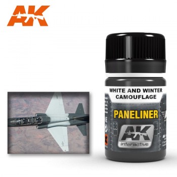 AK PANELINER FOR WHITE AND WINTER CAMOUFLAGE AK2074